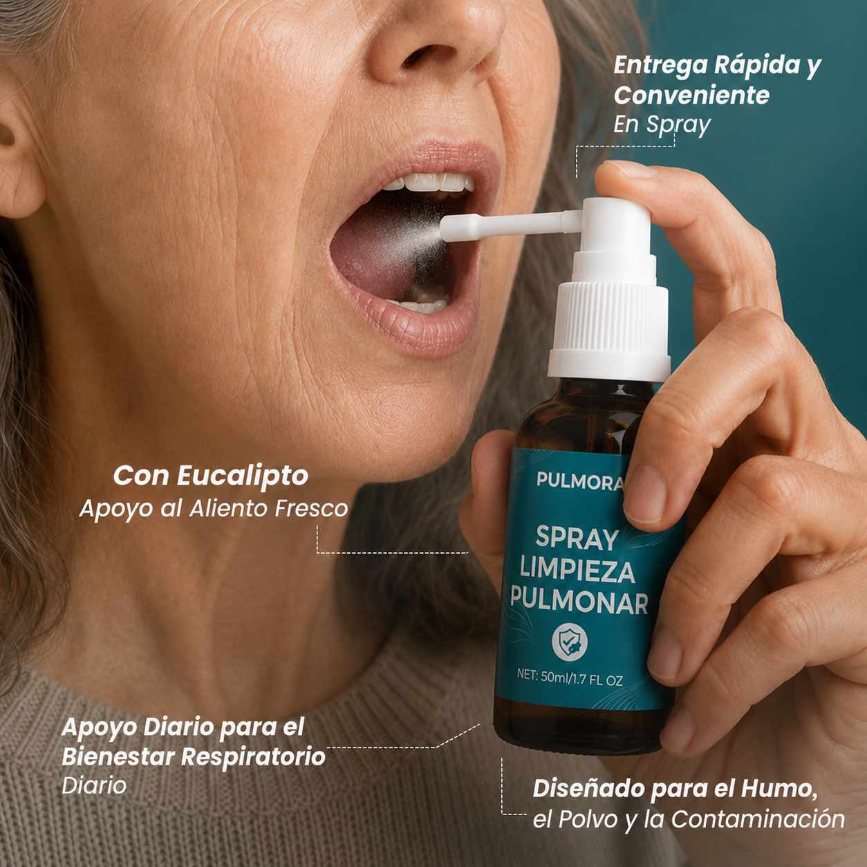 Pulmora™ Spray de Limpieza Pulmonar