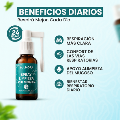 Pulmora™ Spray de Limpieza Pulmonar