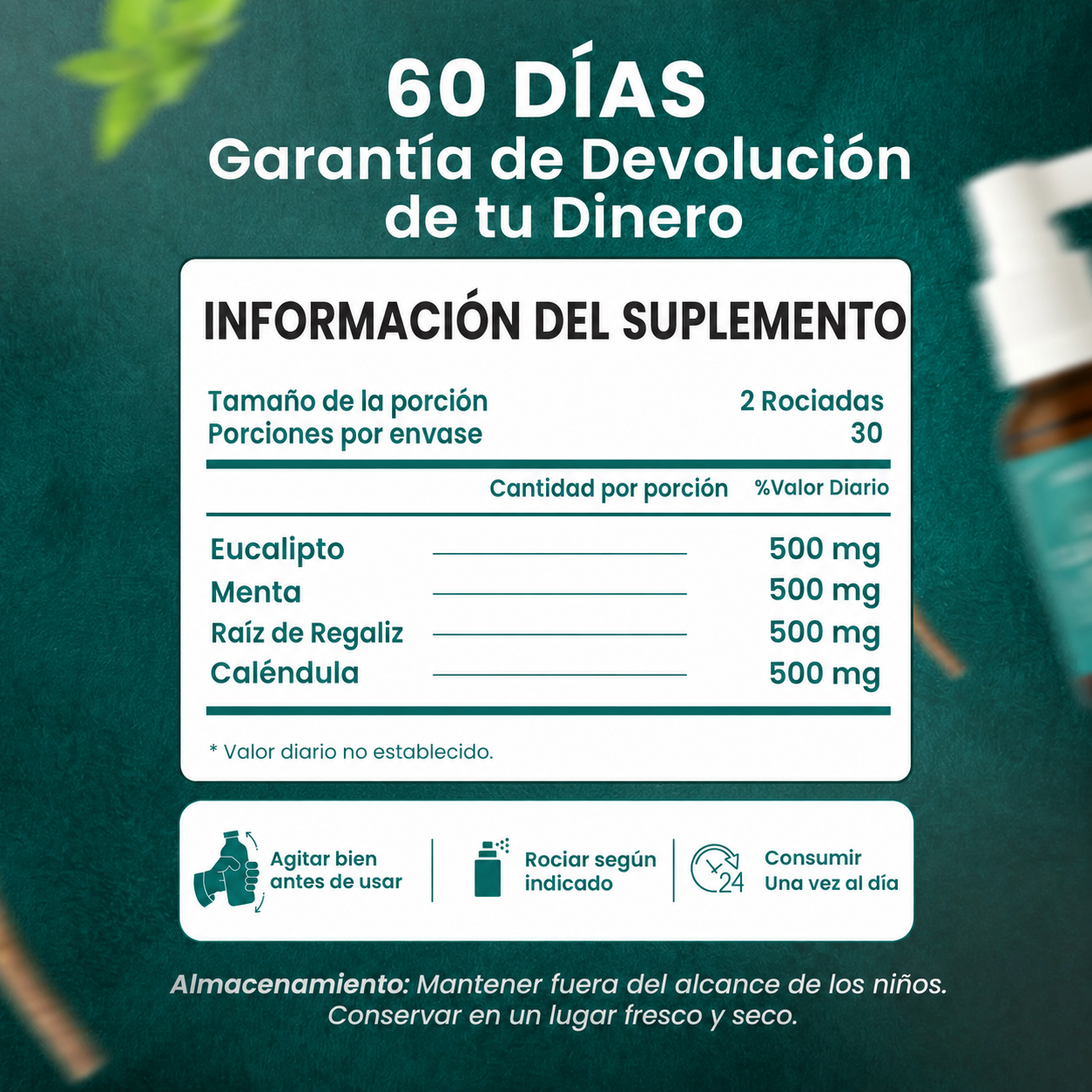 Pulmora™ Spray de Limpieza Pulmonar