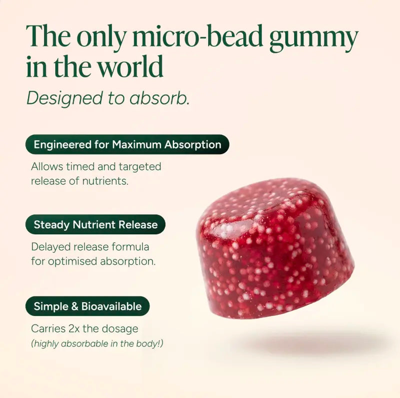 Liposomal Magnesium + Ashwagandha Gummies with Beadlet Technology