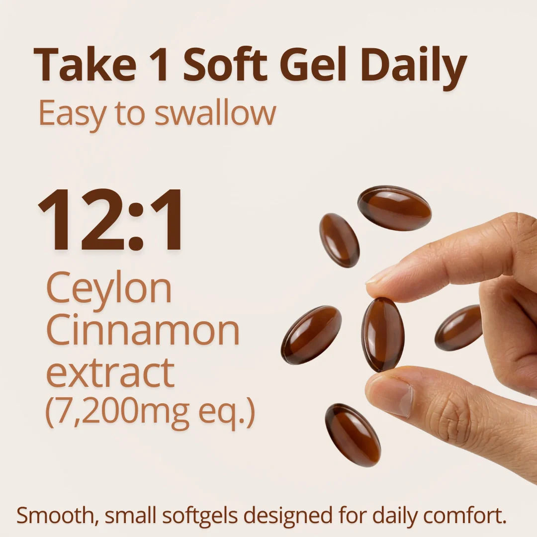 Ceylon Cinnamon Soft Gels